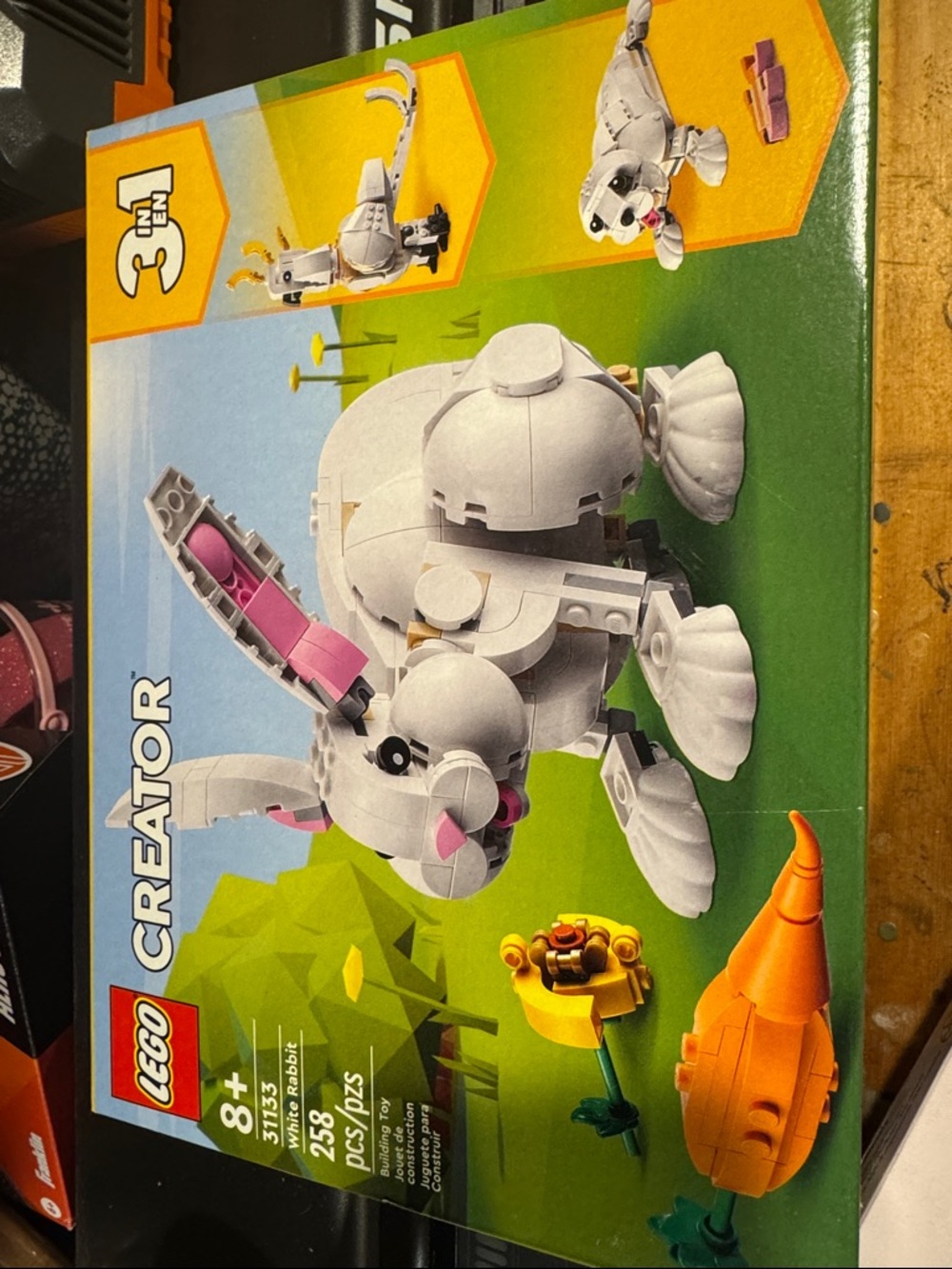 LEGO Creator White & Pink Bunny 3-in-1 Build